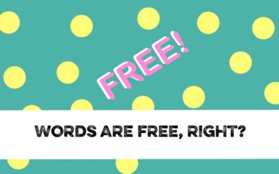 Words are free, right?