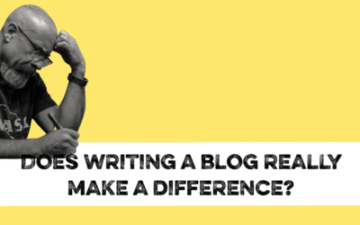 Does writing a blog really make a difference?