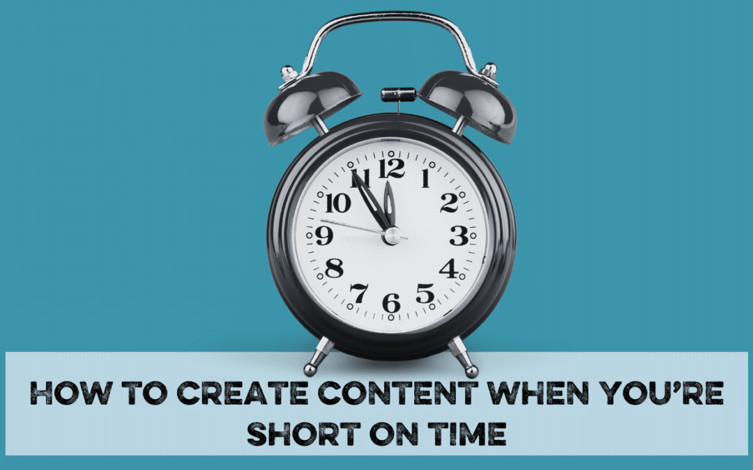How to create content for your vegan business when you’re short on time